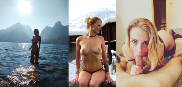 Blonde Amateur Couple Small Tits Photo