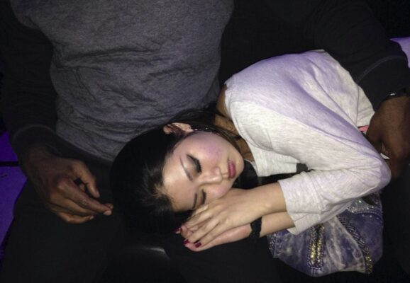 asian amateur interracial couple at home