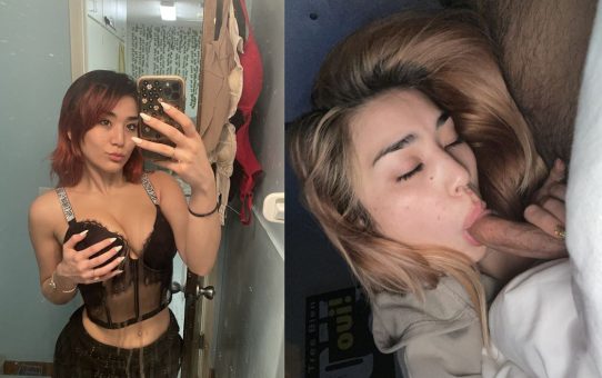 Cute Asian Mirror Photos in Teasing Couple Pics