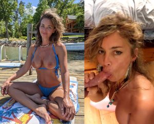 Sexy Amateur MILF Outdoors Teasing Pics